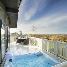 Hot Tub Lodges are situated for the best views. 