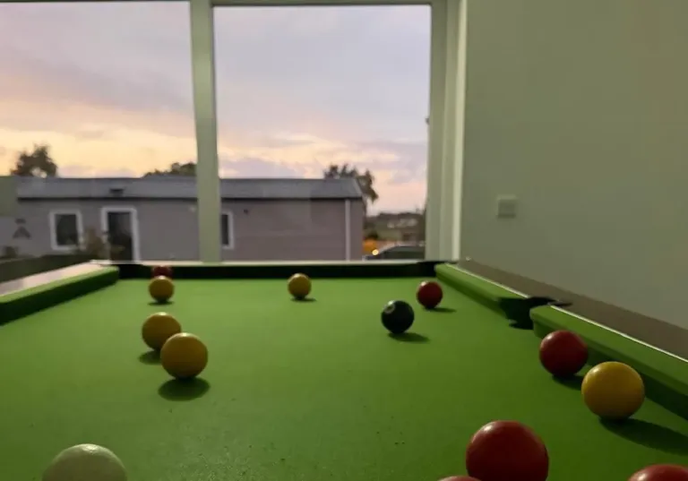 Pool Room at Gilsland Park in North Berwick